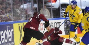 PČ: Latvja - Zviedrija 0:2