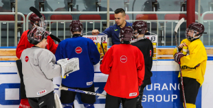 FOTO: Latvijas U-18 izlase "Arēna Rīga" aizvada treniņu pirms pasaules čempionāta 
