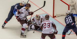 FOTO: Latvija - ASV (2:3 pag.)