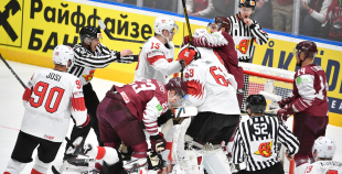 FOTO: Latvija - Šveice 1:3