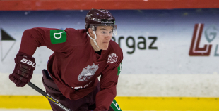 FOTO: Latvijas izlases treniņš "Volvo ledus hallē" (09.04.)