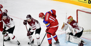 PČ: Latvija - Krievija 0:5 