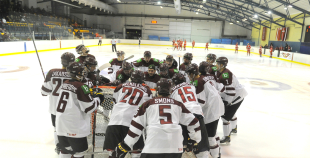 FOTO: Latvijas U-20 izlase turnīrā Ventspilī cieš neveiksmi (1:4) arī pret baltkrieviem 