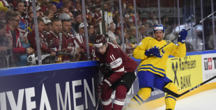 PČ: Latvja - Zviedrija 0:2