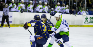 Virslīga: 6. finālspēle: HK Kurbads - HK Mogo 4:1