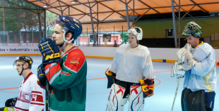 Latvijas inline hokeja izlase aizvada pirmo treniņu 