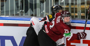 FOTO: Latvija - Vācija 3:1