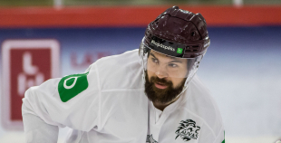 FOTO: Latvijas izlases treniņš "Volvo ledus hallē" (09.04.)