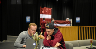 FOTO: Latvijas izlases treniņš (07.05.2018)