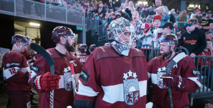 Latvijas izlase pirmajā spēlē atzīst Norvēģijas pārākumu