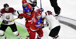 PČ: Latvija - Krievija 0:5 