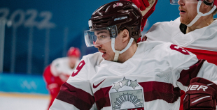 Latvijas hokeja izlase noslēdz olimpisko hokeja turnīru