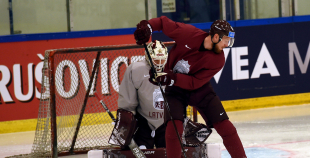 FOTO: Latvijas izlases treniņš (07.05.2018)