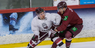 FOTO: Latvijas izlases treniņš "Volvo ledus hallē" (09.04.)