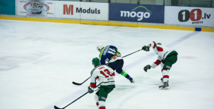 FOTO: "Mogo" pēcspēles metienos (5:4) uzveic liepājniekus 