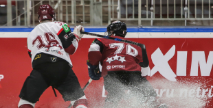 FOTO: U-18 izlases kandidātu savstarpējais mačs 