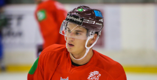 FOTO: Latvijas hokeja izlase aizvada pirmo treniņu gatavojoties pasaules čempionātam