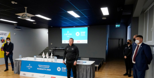 FOTO: Paziņo Latvijas izlases sastāvu un karognesēju Jaunatnes olimpiādei