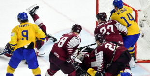 FOTO: Latvija -  Zviedrija (2:3)