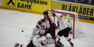 Latvijas izlase lieliski cīnās, taču mača izskaņā piekāpjas Šveicei