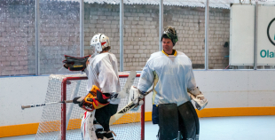 Latvijas inline hokeja izlase aizvada pirmo treniņu 