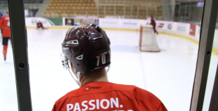 Latvijas hokeja izlases treniņš 06.03.2017.