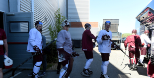 FOTO: Latvijas izlases treniņš (07.05.2018)