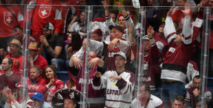 FOTO: Latvija - Šveice 1:3