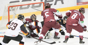 Latvijas U-20 izlase cieš neveiksmi pret Vācijas valstsvienību 