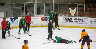 Latvijas hokeja izlase aizvada pirmo treniņu pirms gaidāmā turnīra Francijā