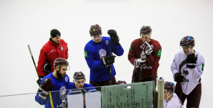 FOTO: Latvijas izlases kandidāti uzsāk otro treniņnometnes nedēļu 