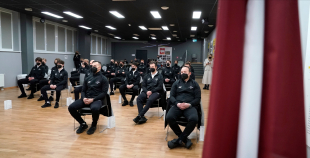 FOTO: Paziņo Latvijas izlases sastāvu un karognesēju Jaunatnes olimpiādei