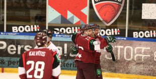 FOTO: Latvija - Austrija 6:1