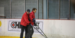 FOTO: U-20 izlases pirmais treniņš pirms novembra turnīra Ventspilī 