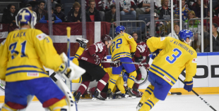 PČ: Latvja - Zviedrija 0:2