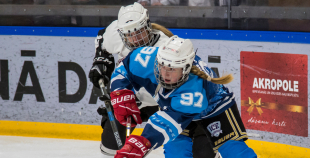 Vakar tika aizvadīta pirmā "Optibet" Baltijas sieviešu hokeja čempionāta spēle starp SHK "Laima" un "L&L Hope"