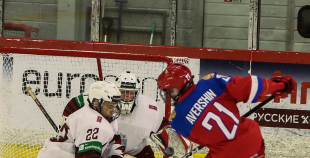 FOTO: Latvija U18 - Krievija U-18 3:4 (p.m.)