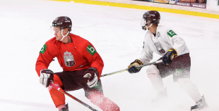 FOTO: Latvijas nacionālās izlases treniņš