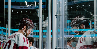 Latvijas hokeja izlase noslēdz olimpisko hokeja turnīru