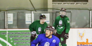 FOTO: Latvijas izlases treniņš pirms došanās uz Dāniju