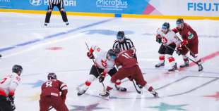 Lieliska otrā trešdaļa Latvijas studentiem sagādā uzvaru pār Šveices izlasi