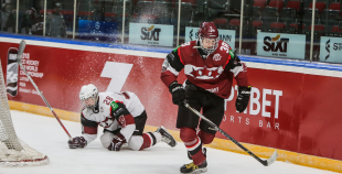 FOTO: U-18 izlases kandidātu savstarpējais mačs 