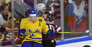 PČ: Latvja - Zviedrija 0:2