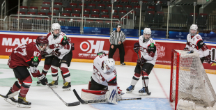 FOTO: U-18 izlases kandidātu savstarpējais mačs 