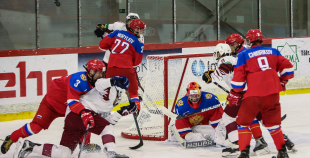 FOTO: Latvija U18 - Krievija U-18 3:4 (p.m.)