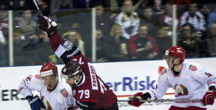 EHC: Latvija - Baltkrievija 1:0