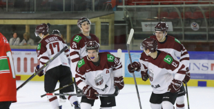 FOTO: Latvija - Ungārija (4:1)