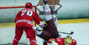 FOTO: Latvija - Baltkrievija 2:3