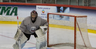 Latvijas U-20 nacionālās izlases kandidāti aizvada pirmo ledus treniņu