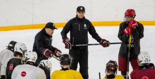 FOTO: Latvijas U-18 hokeja izlases treniņš